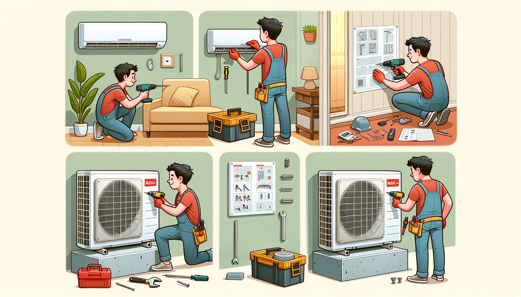 How to Install a Split AC: Indoor & Outdoor Units DIY Guide